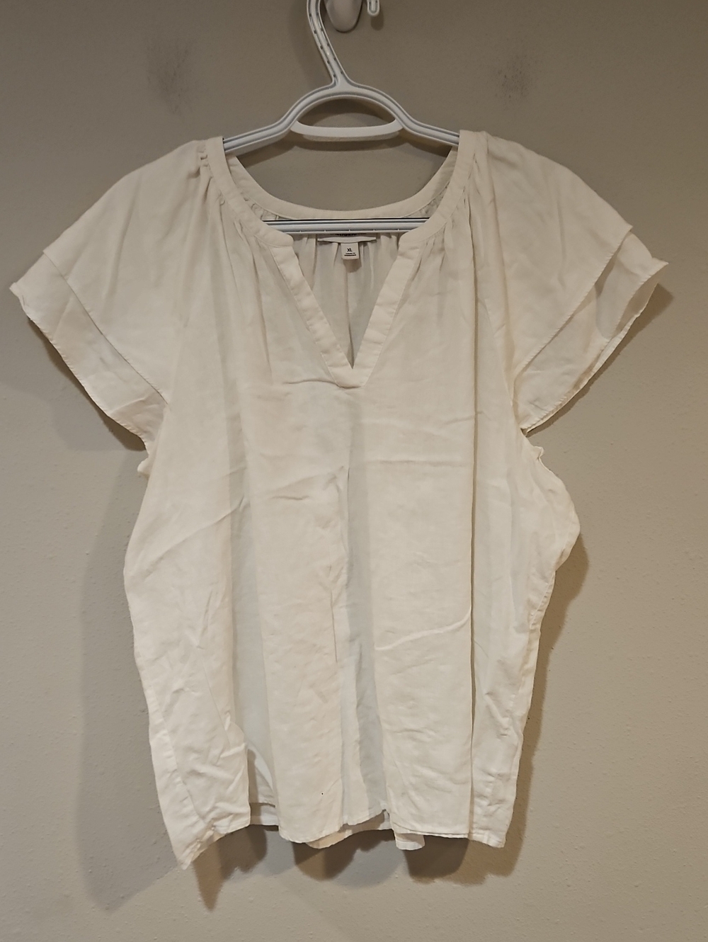 Calligraphie Linen Blend Blouse